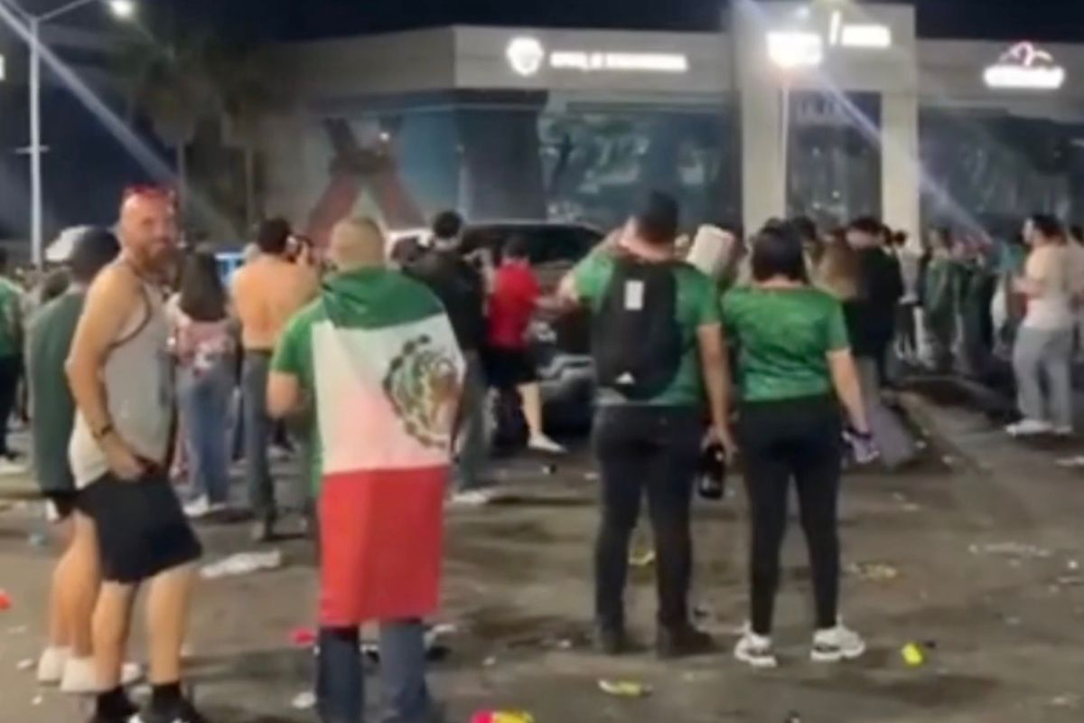 Conductor ebrio arrolla a seis personas durante festejos por triunfo de México en Chihuahua
