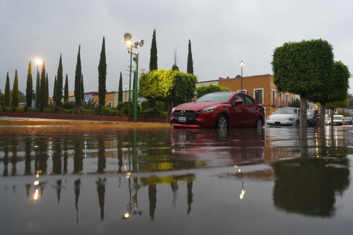 Fuertes lluvias en Puebla