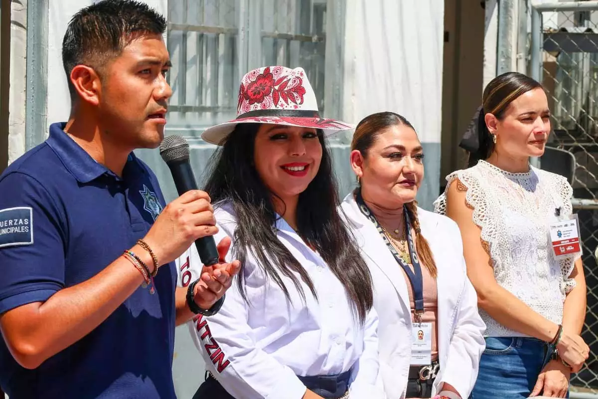 Tonantzin Fernandez fortalece la atencion en el CERESO de San Pedro Cholula 1