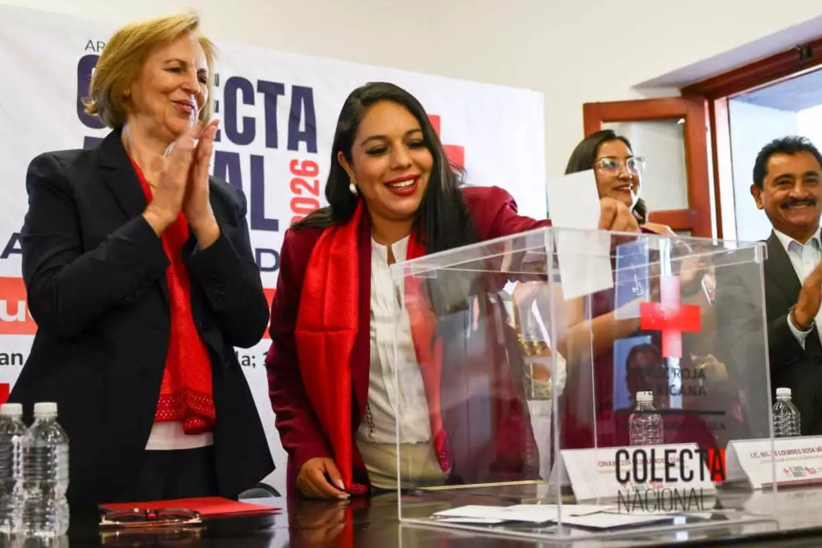 Desde San Pedro Cholula Tonantzin Fernandez da inicio a la Colecta Anual de la Cruz Roja 3
