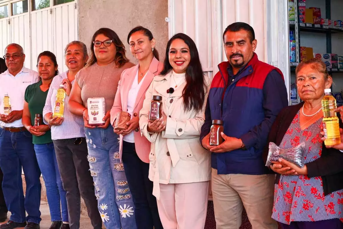 Tonantzin Fernandez impulsa mas Tiendas del Bienestar en San Pedro Cholula 2