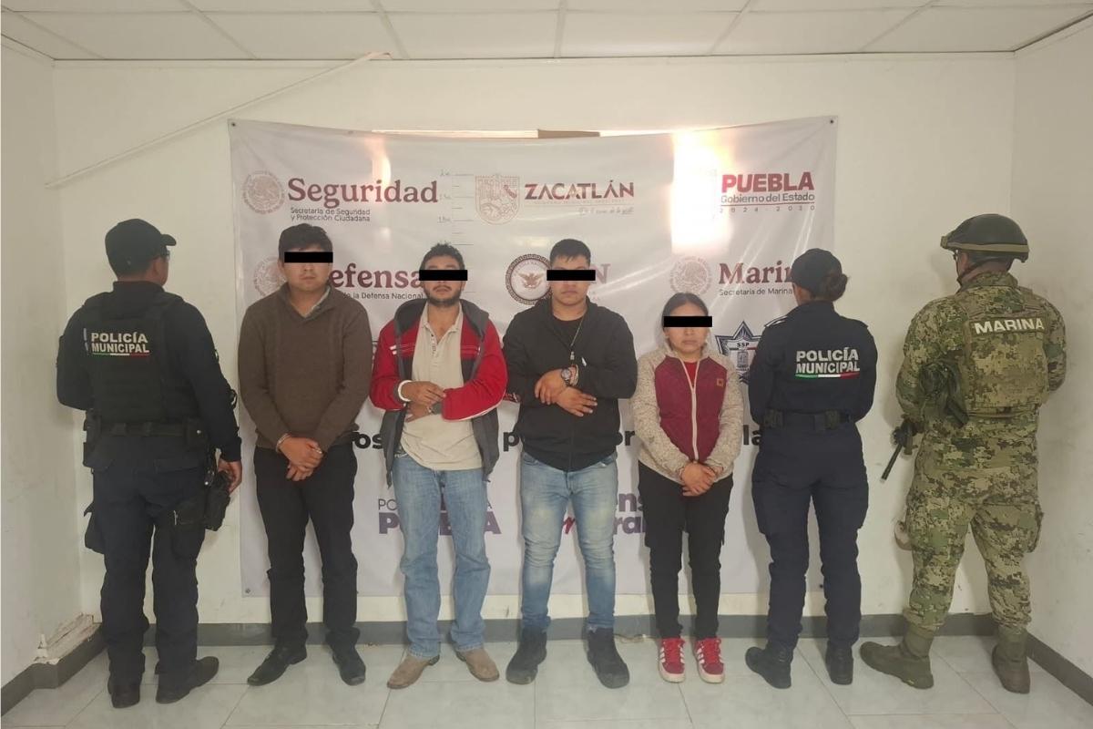 Policía de Zacatlán y FGE desmantelan banda de robo a casa-habitación
