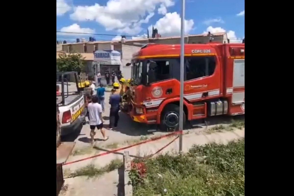explosion en Geo Villas del Sur