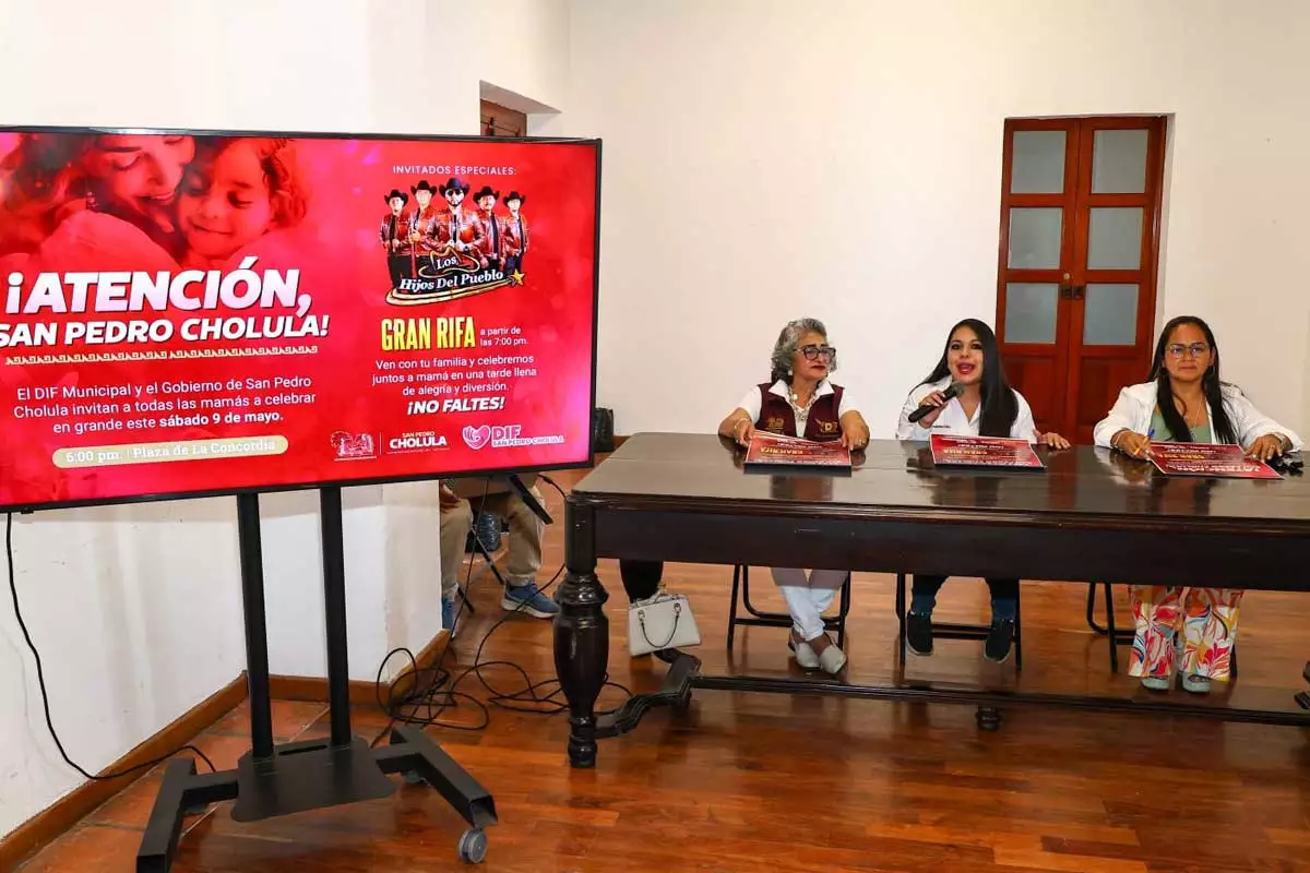 Tonantzin Fernandez presenta festejo para celebrar a las mamas de San Pedro Cholula 2