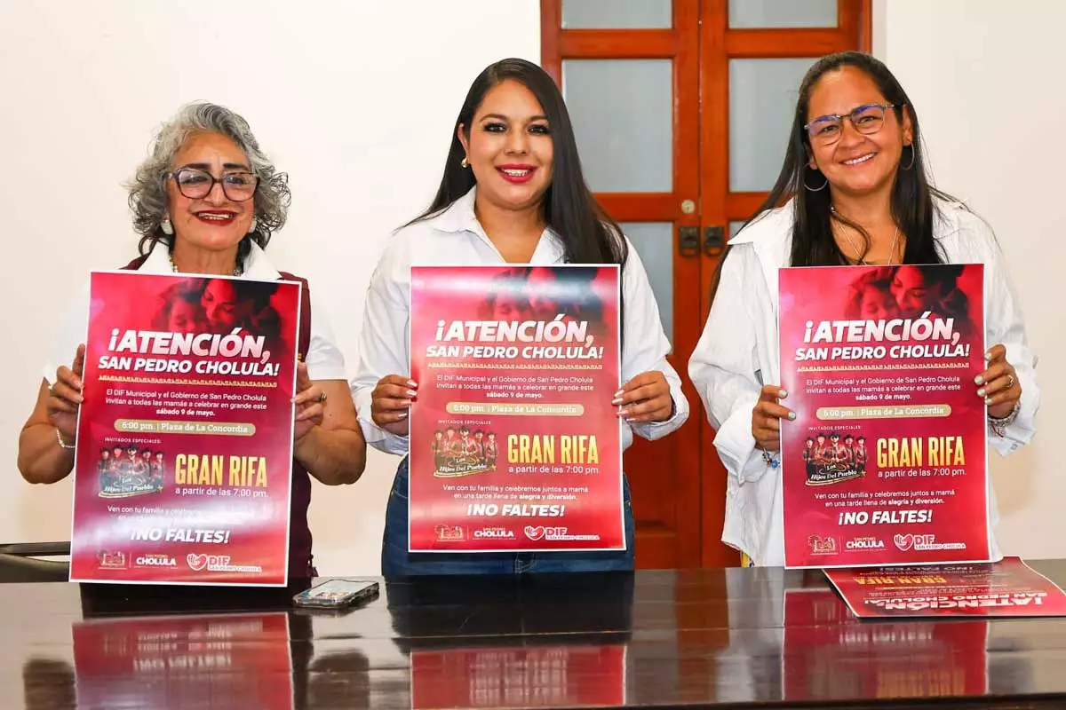 Tonantzin Fernandez presenta festejo para celebrar a las mamas de San Pedro Cholula 3