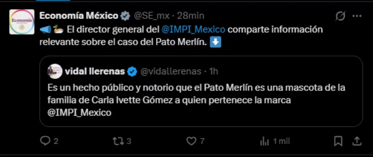 IMPI pone fin a disputa: Marca Pato Merlín pertenece a familia