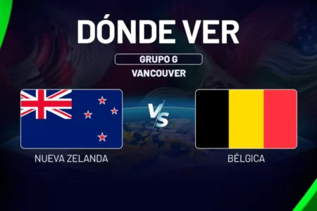 ¿Dónde ver Nueva Zelanda vs Bélgica EN VIVO desde México?