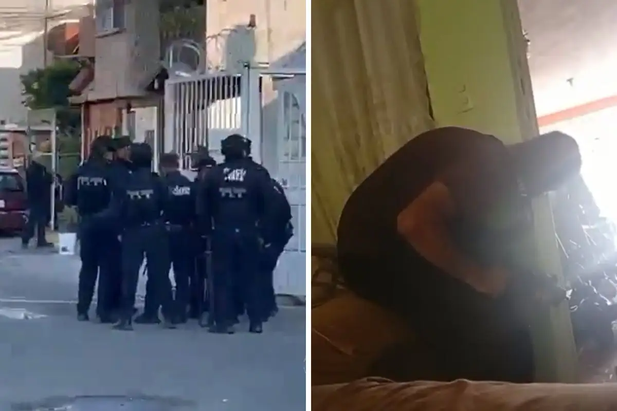 Hombre toma a su familia como rehenes en Tecámac