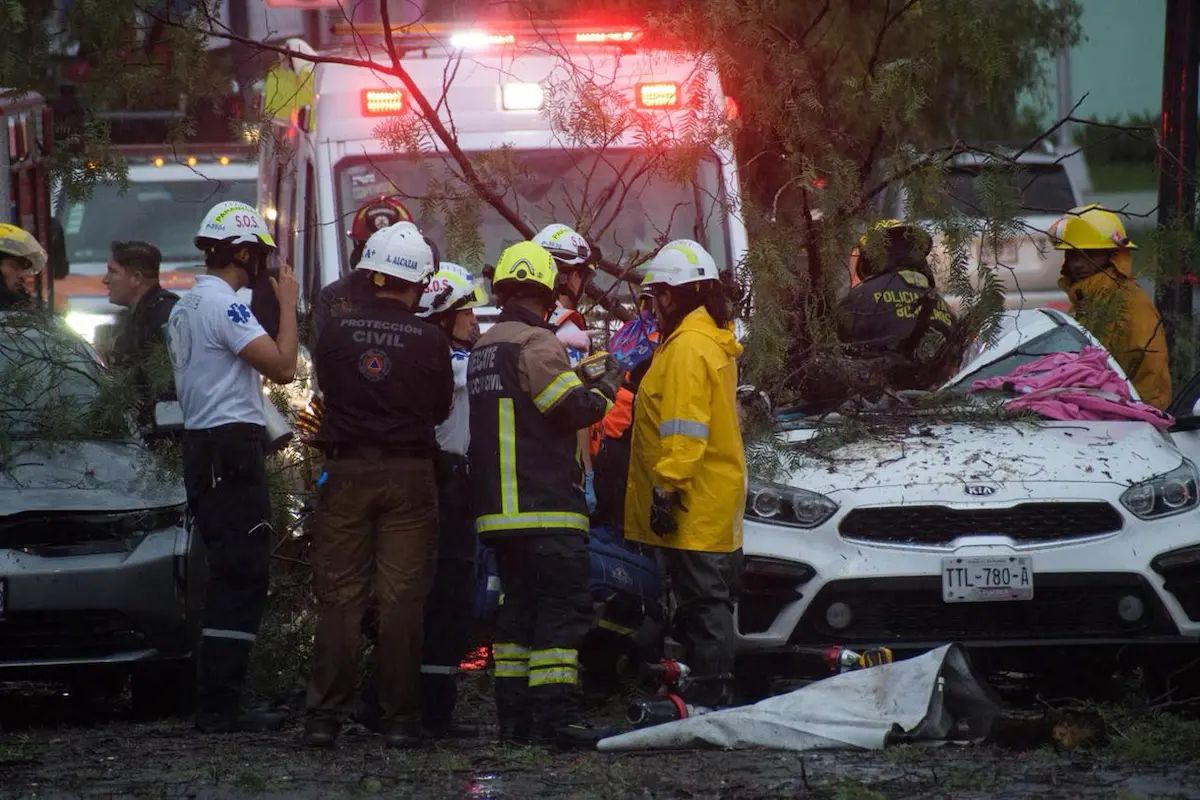 la mujer que perdió la vida tras caída de un árbol en Puebla tenía tres hijos