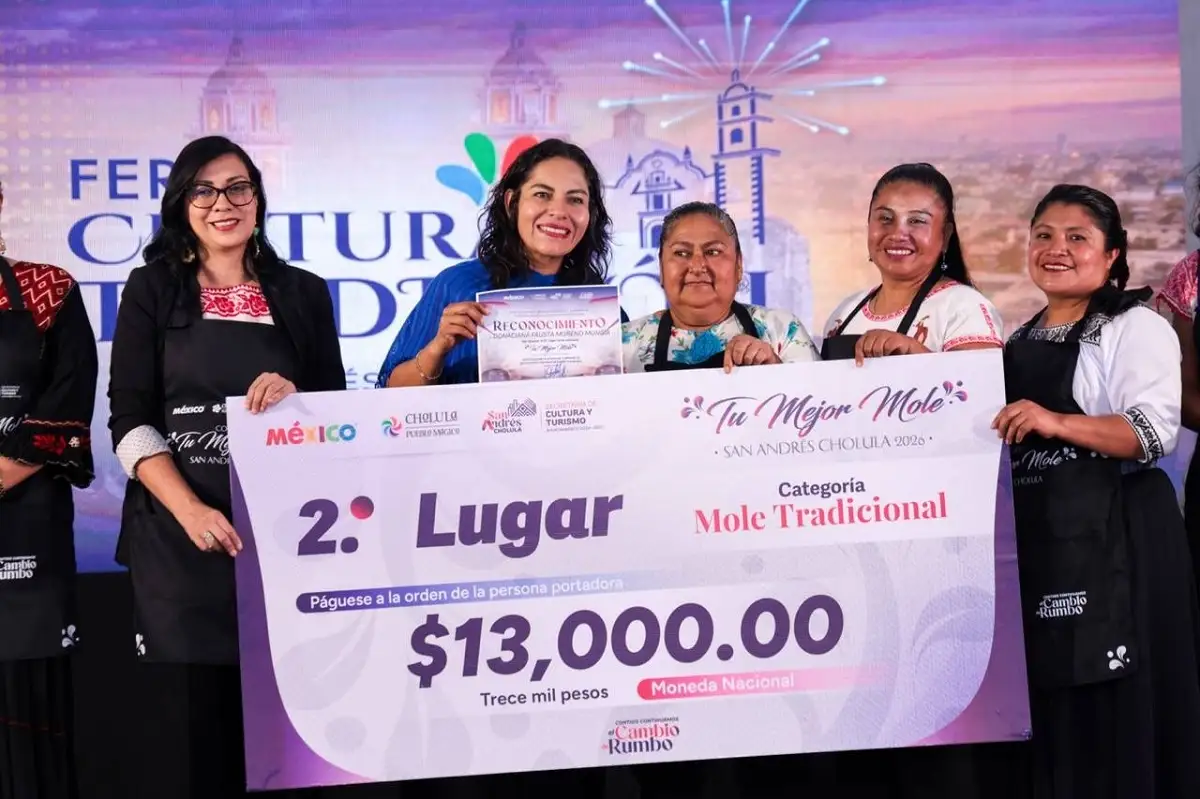 Premia Gobierno de San Andrés Cholula a las y los ganadores del concurso "Tu mejor mole 2026"