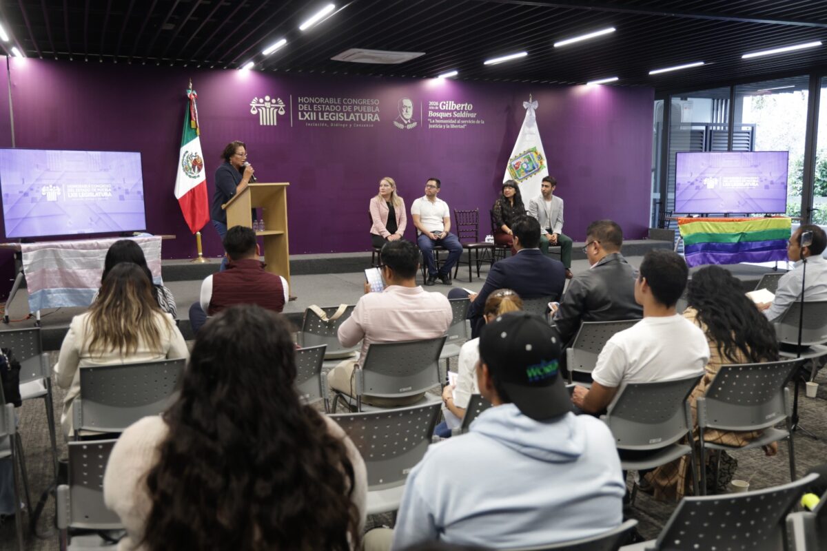 Foro por la Diversidad en el Congreso del Estado de Puebla | Foto: Cortesía