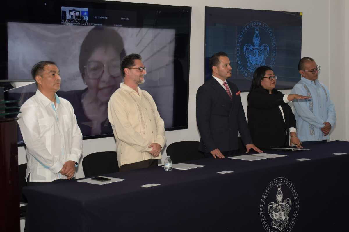 Cuarto Informe de Labores de la Facultad de Ciencias Políticas y Sociales de la BUAP | Foto: Cortesía