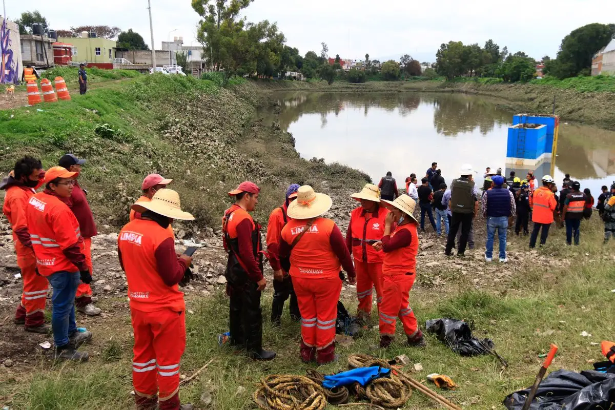 Retiran 21 toneladas de basura Puente Negro en Puebla