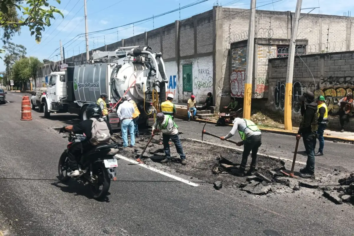 Gobierno estatal exigió a Agua de Puebla reparar la Diagonal
