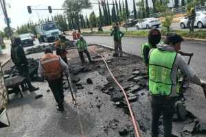 Gobierno estatal exigió a Agua de Puebla reparar la Diagonal