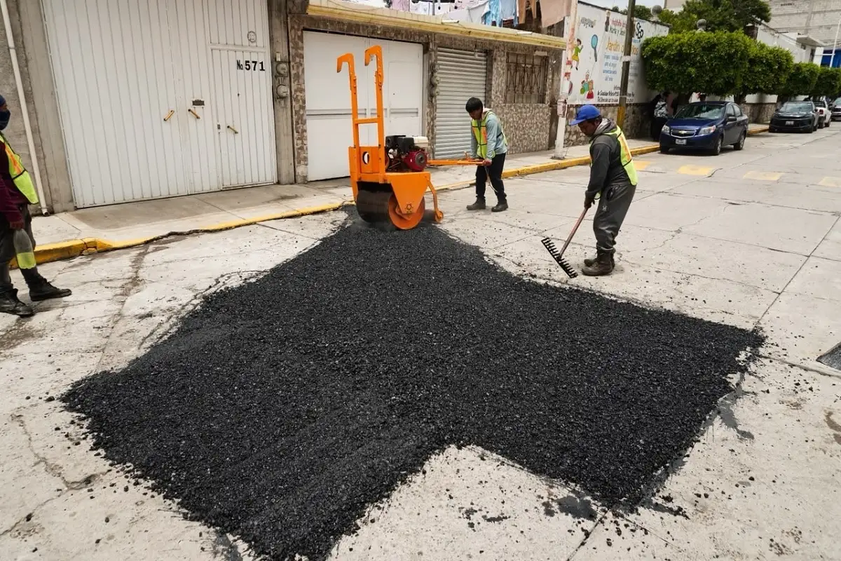 Roberto Solís arranca el “Bachetón” en Huejotzingo para reparar vialidades dañadas por conexiones de agua y drenaje
