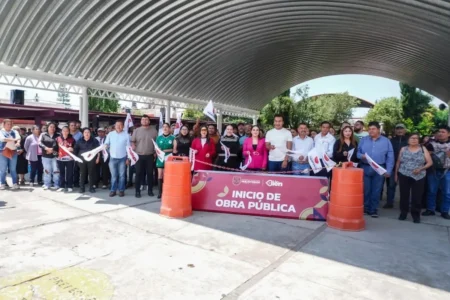 Más infraestructura para Huejotzingo: Roberto Solís da el banderazo a nuevo domo escolar en la secundaria Plutarco Elías Calles