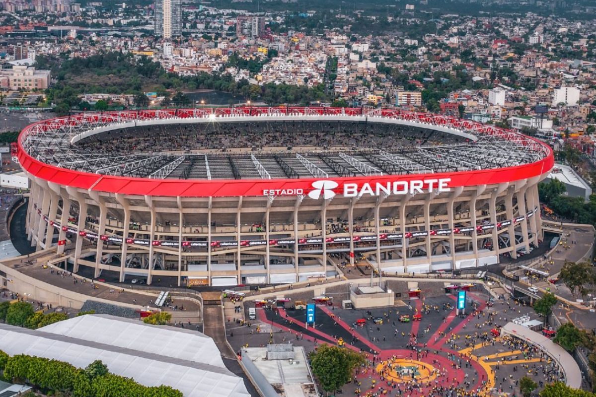 Estadio Azteca listo para recibir el México vs Inglaterra del domingo 5 de julio | Foto: Cortesía