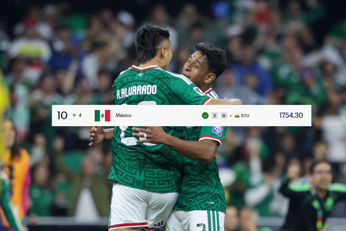 México en el ranking FIFA 2026 | Foto: FIFA
