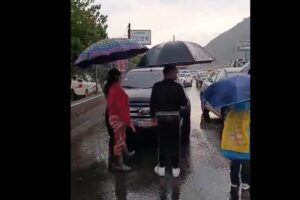 bloqueo Autopista México-Puebla | Foto: Cortesía