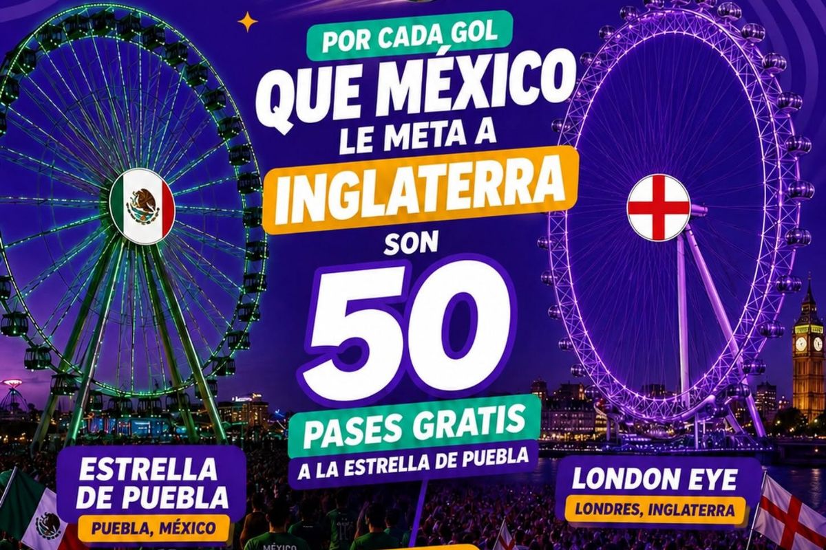 Sendela regalará 50 pases gratis por cada gol de México contra Inglaterra