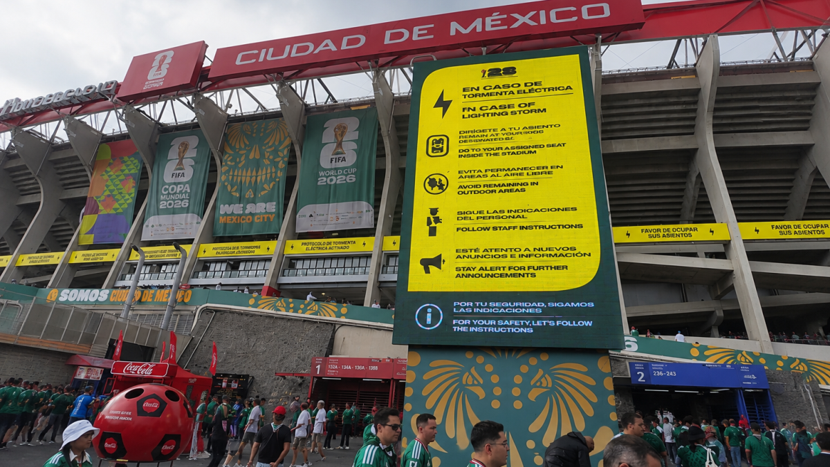 Activan protocolo por tormenta eléctrica previo al México vs Inglaterra