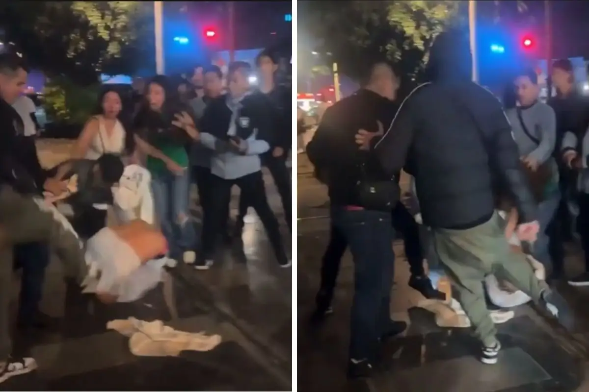 Protagonizan pelea en la Juárez tras el México vs Inglaterra