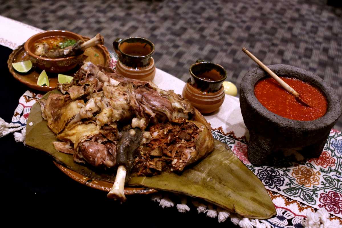 barbacoa en feria gastronómica de Puebla | Foto: Agencia Enfoque