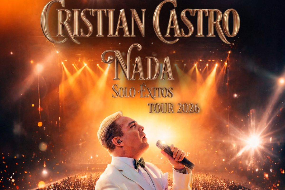 Cristian Castro concierto Puebla | Foto: Cortesía