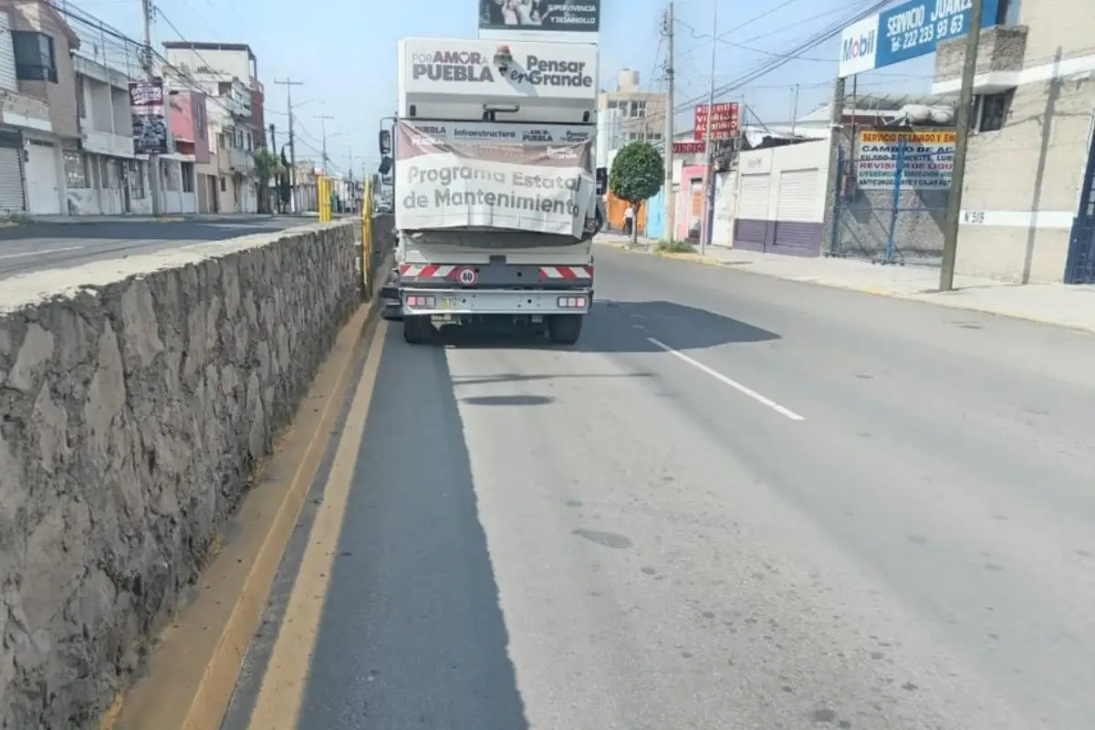 Hay cuatro calles cerradas en Puebla hoy 7 de julio y estas son
