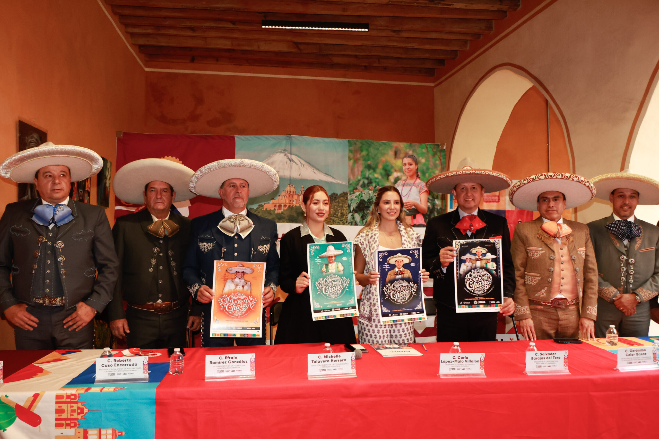Participantes del Campeonato Nacional de Charrería en el Centro Expositor | Foto: Agencia Enfoque