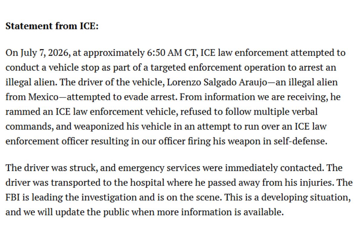 Lorenzo Salgado Araujo, el inmigrante mexicano asesinado por el ICE