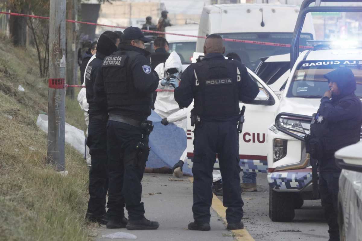 Acordonamiento policial en Bosques del Pilar, Puebla | Foto: Agencia Enfoque