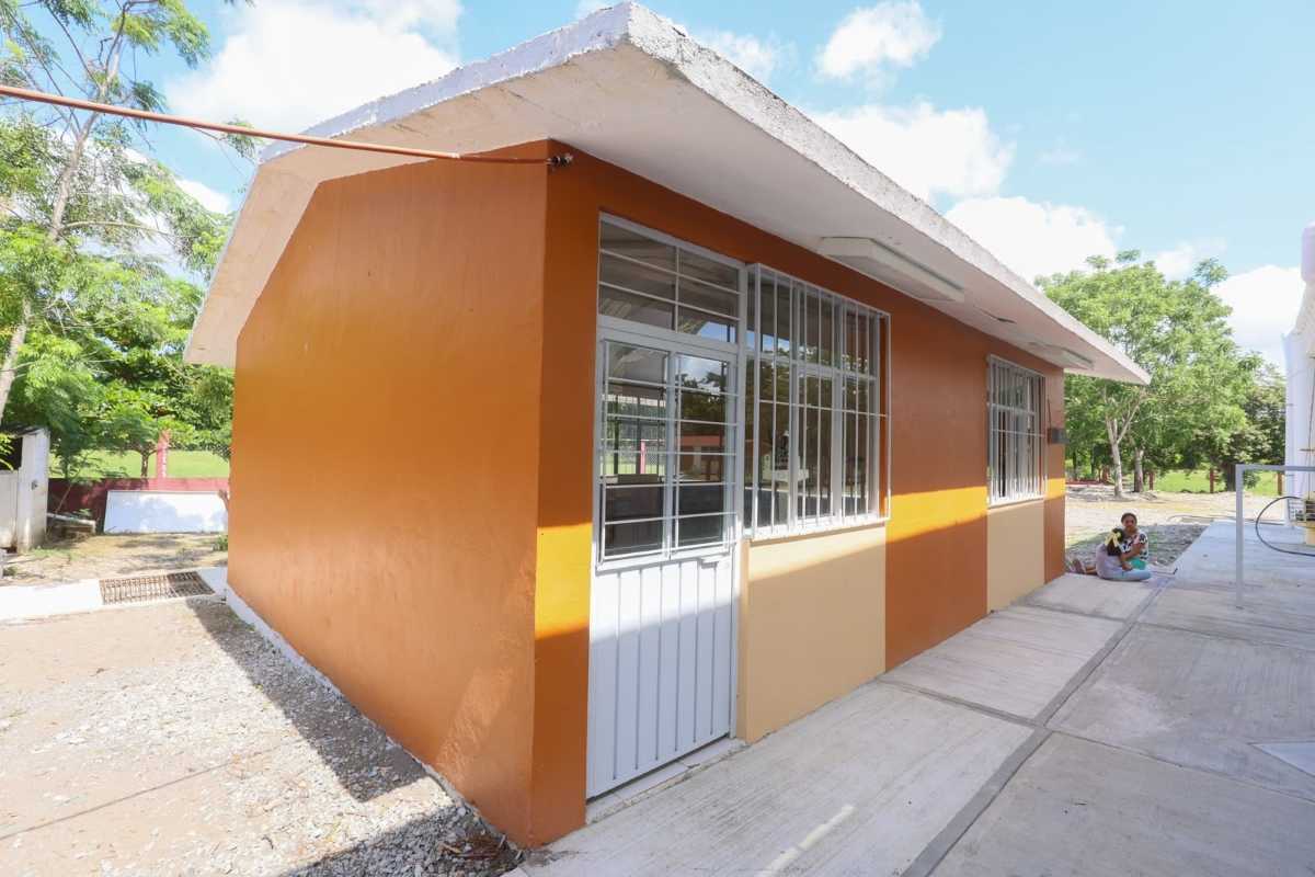 Escuelas rehabilitadas en Pantepec tras las lluvias | Foto: Cortesía