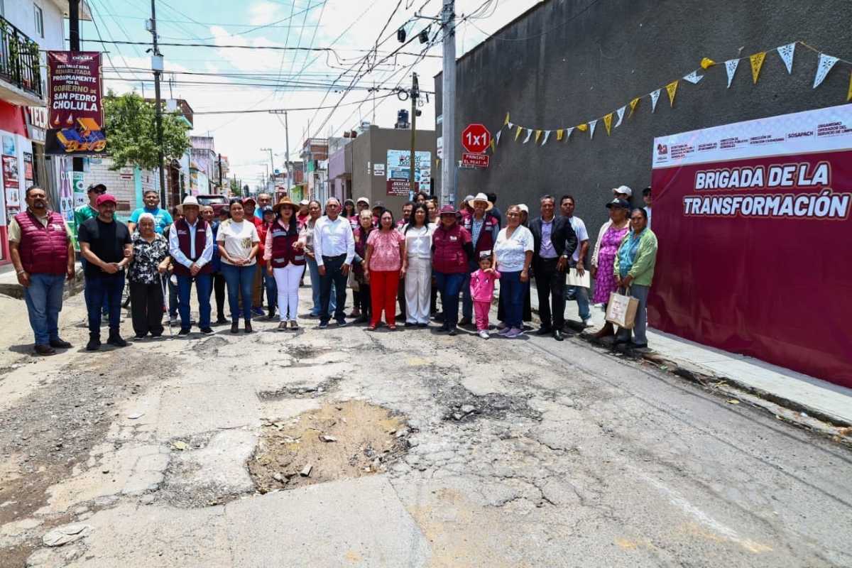 Con las Brigadas de la Transformación, Tonantzin Fernández fortalece el desarrollo de San Pedro Cholula 4 Tonantzin Fernández fortalece portada
