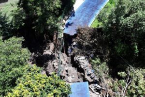 inicia rehabilitación del tramo del Parque Metropolitano que se hundió 
