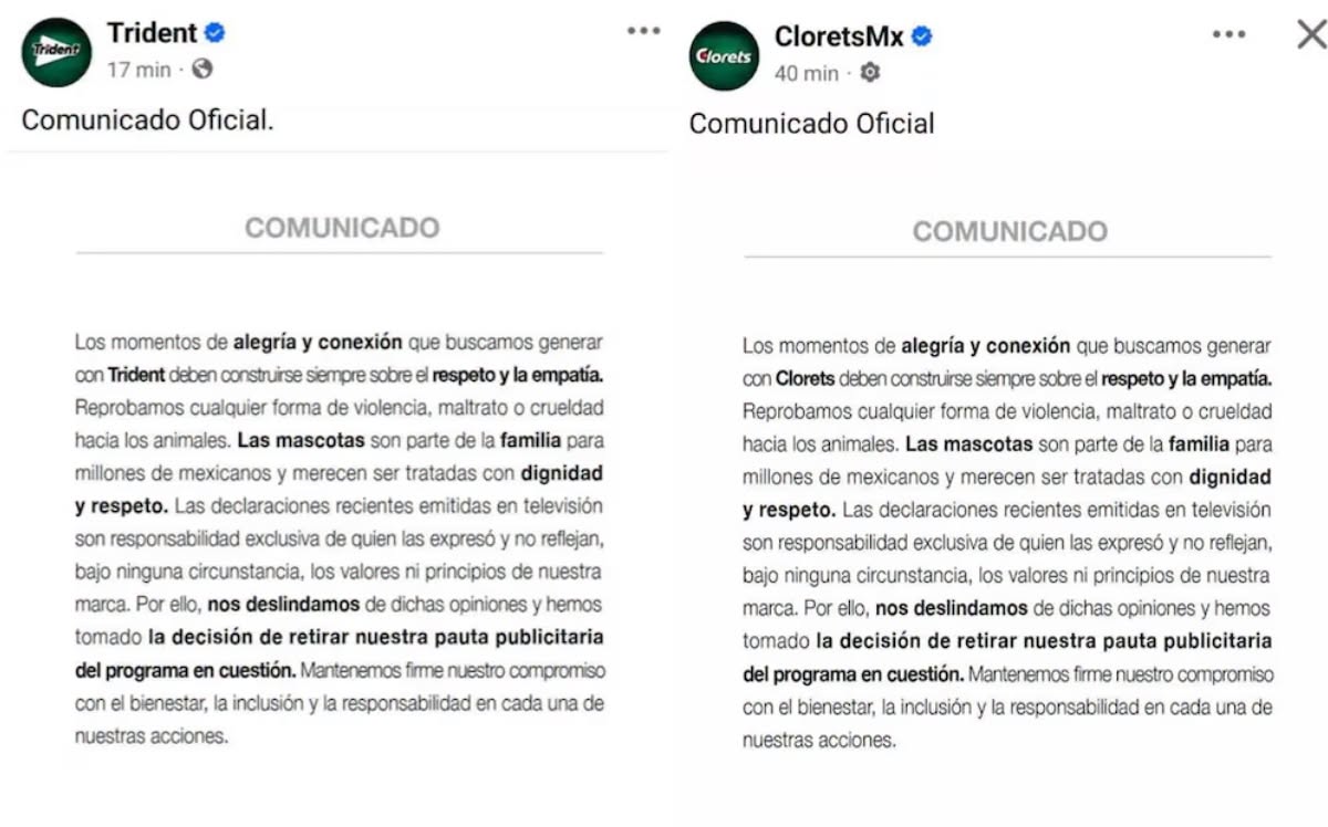 Por comentarios de Pedro Solá, marcas dejan de patrocinar a Ventaneando