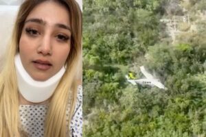 Pasajera narra el momento del desplome de avioneta en Nuevo León
