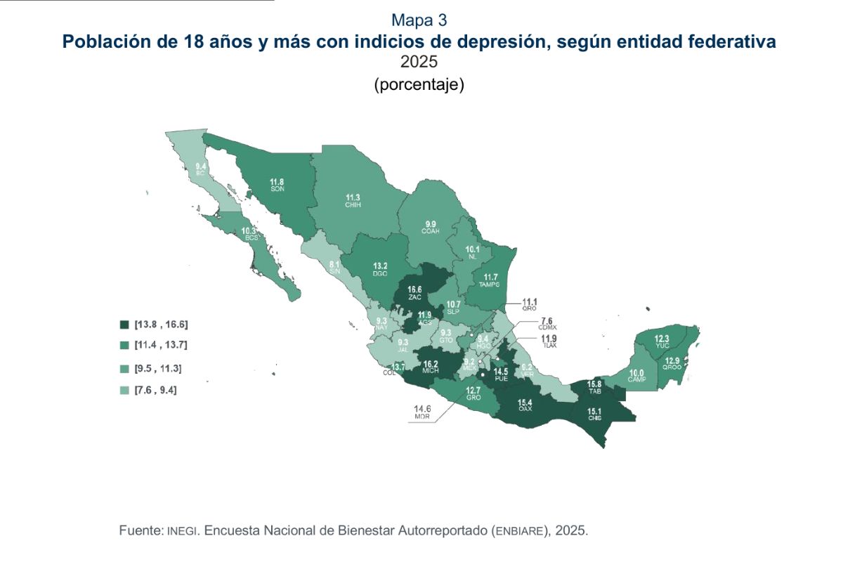 Indicios de depresión en Puebla | Foto: Cortesía