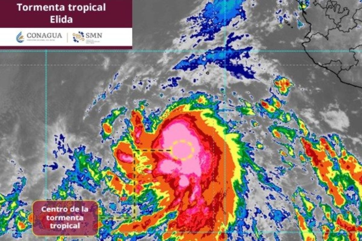 Tormenta tropical Elida y el monzón mexicano: ¿qué estados tendrán lluvias fuertes? 7 tormenta tropical Elida | Foto: Conagua