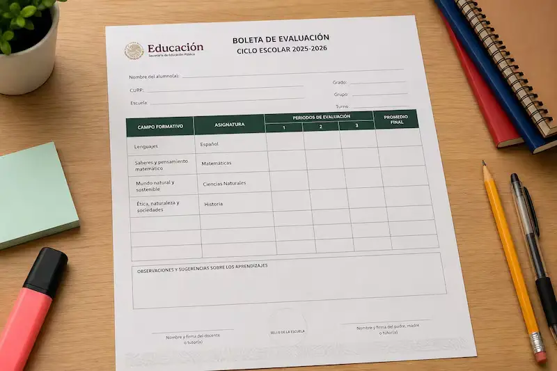 Así puedes descargar la boleta de calificaciones de la SEP