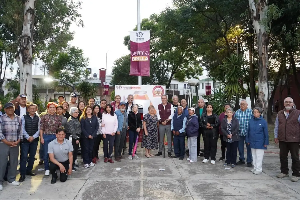Con Puebla Brilla, Pepe Chedraui moderniza el 100 por ciento del alumbrado en Plazas Amalucan
