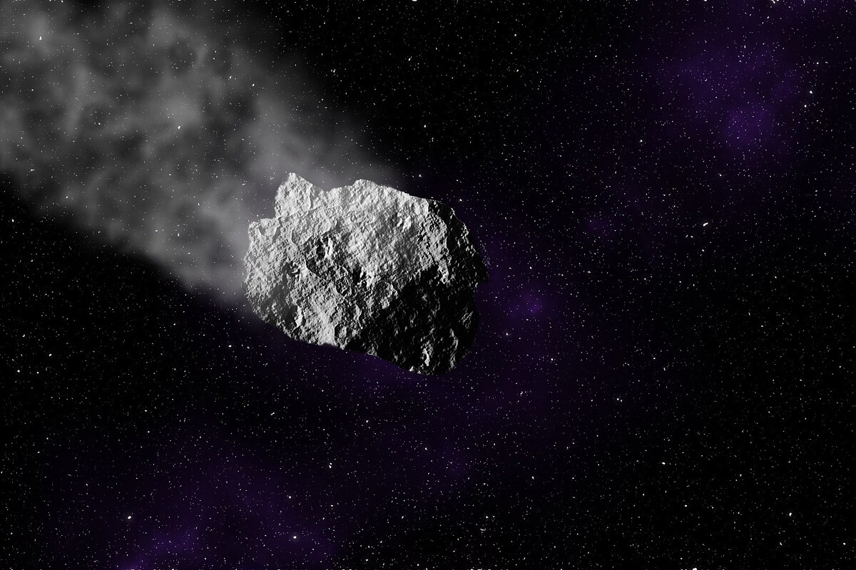 Meteorito que cayó en Estados Unidos reveló compuestos clave para la vida 2 Meteorito que cayó en Estados Unidos: representación del asteroide del que se desprendió | Foto: Pixabay
