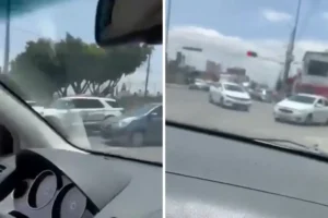 (VIDEO) Así inició la balacera en San Bartolo que desató una persecución y dejó 4 detenidos 3 Así fue la balacera en San Bartolo que dejó cuatro detenidos