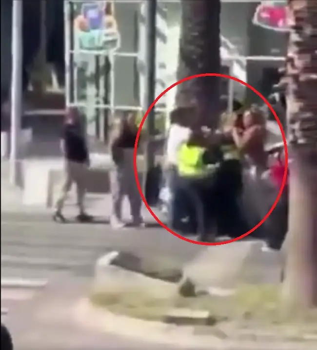 (VIDEO) Un conductor se le fue a los golpes a policía municipal en la Juárez 3 Conductor golpeó a un policía al intentar multarlo en la Juárez