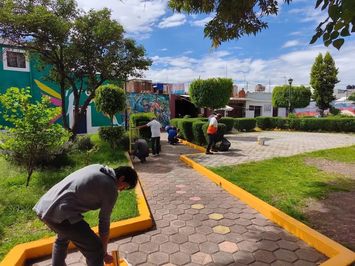 DIF Municipal y Sistema Estatal DIF impulsan jornada de faena en San Pedro Cholula