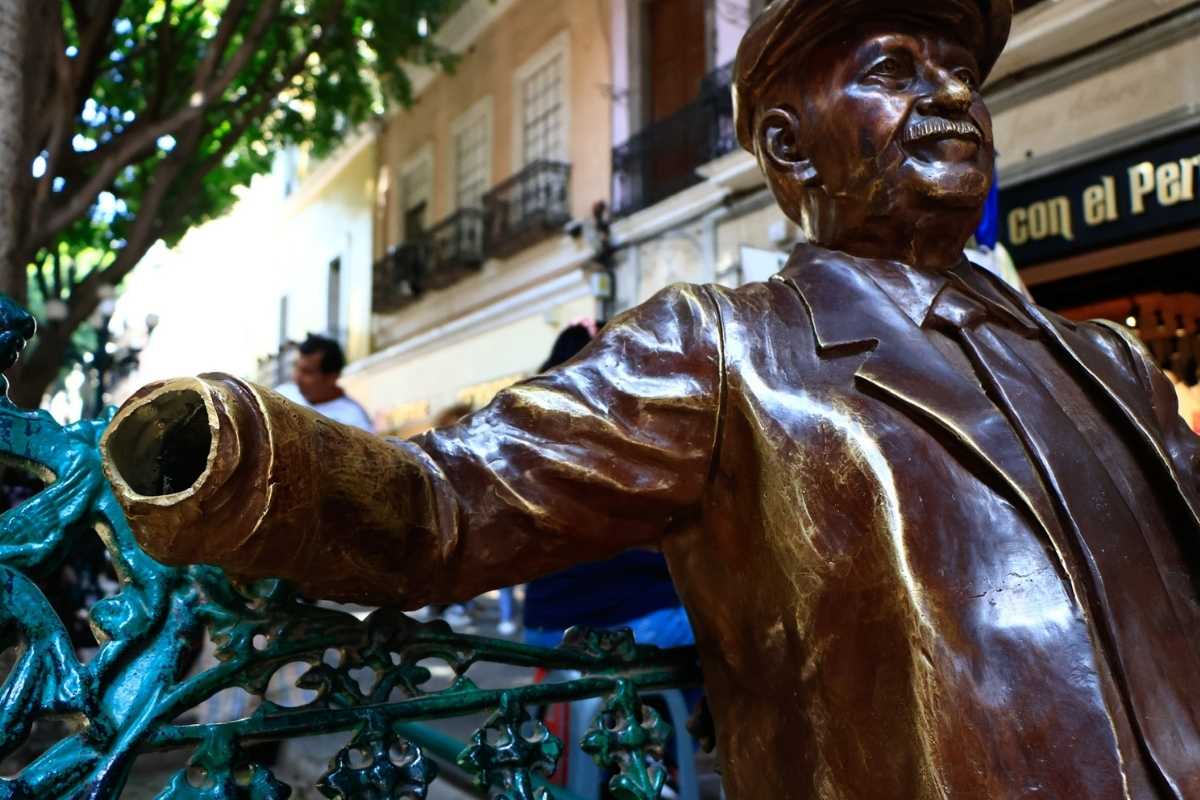 Esculturas del centro de Puebla
