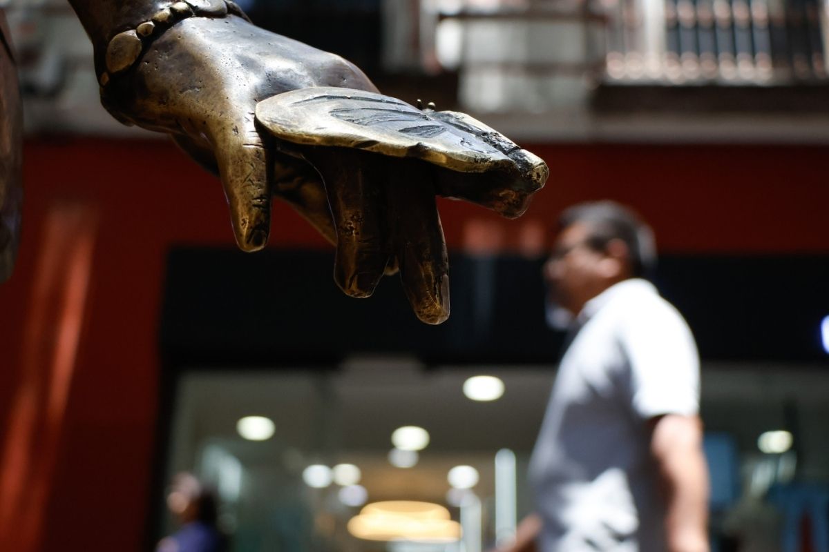 Esculturas del centro de Puebla