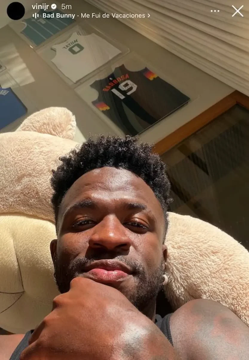 Así luce el nuevo rostro de Vinícius Junior
