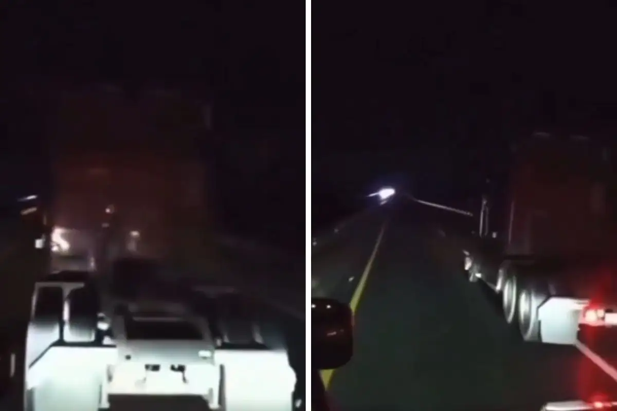 Rateros usan tráiler para asaltar en la Puebla-Orizaba